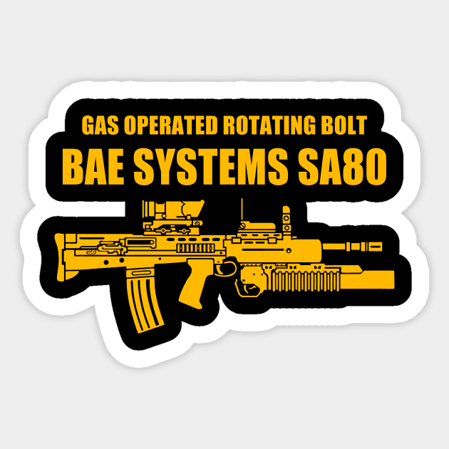 Assault rifle Sticker by Niken12